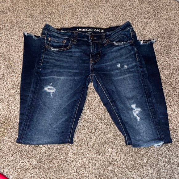American eagle distressed jeggings - Picture 1 of 4